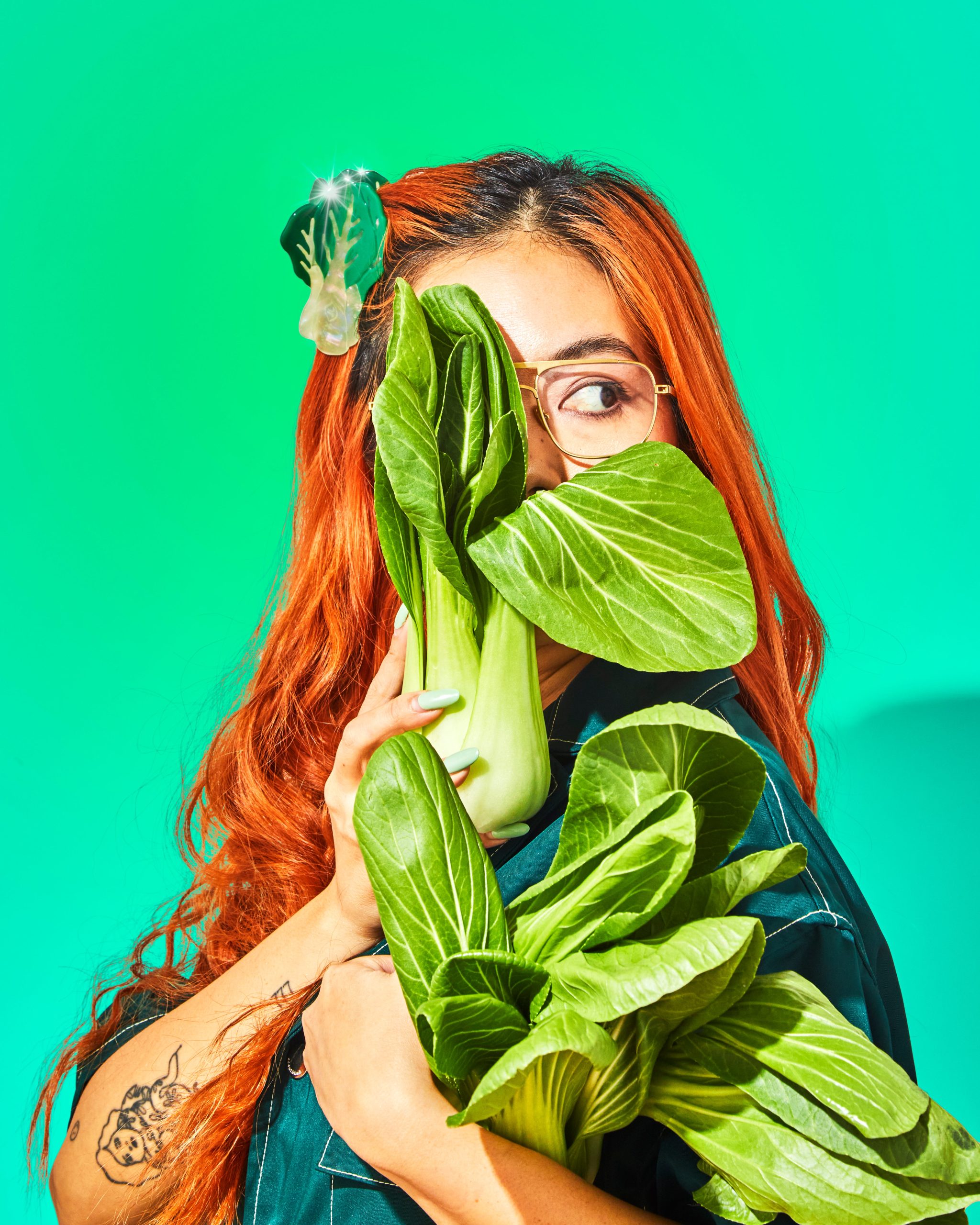 Bok Choy Hair Claw Clip - Image 3
