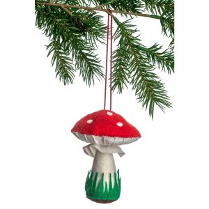 SALE Mushroom Ornament