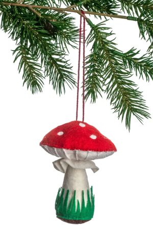 SALE Mushroom Ornament
