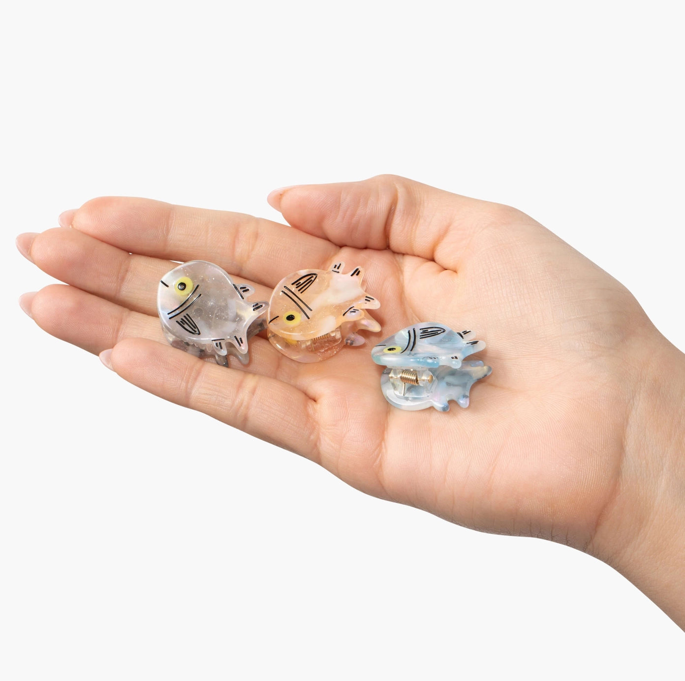 Micro Fish Hair Claw Clip Set - Image 2