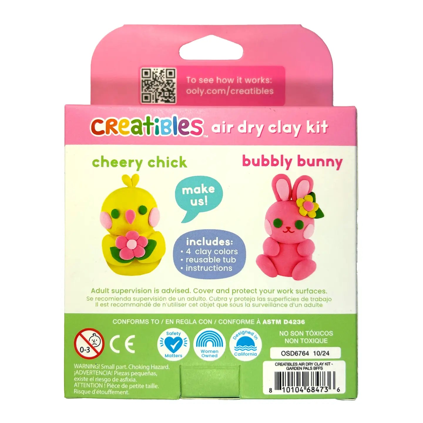 Creatibles Air Dry Clay BFF's Kit - Garden Pals - Image 6