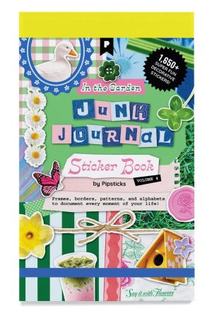 In the Garden Junk Journal Sticker Book