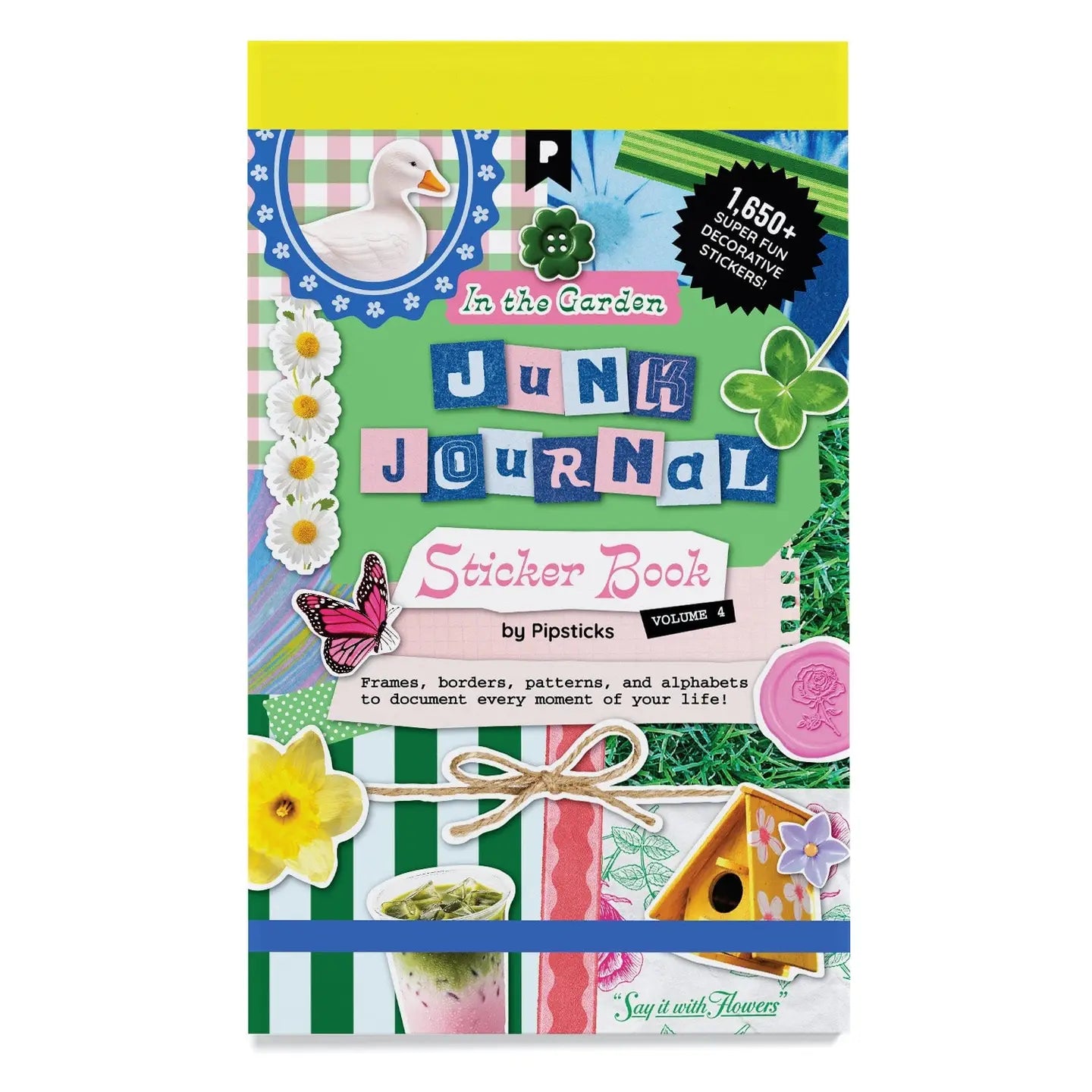 In the Garden Junk Journal Sticker Book