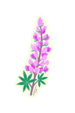 Lupine Sticker