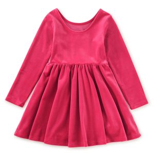 SALE Velour Ballet Dress in Thistle