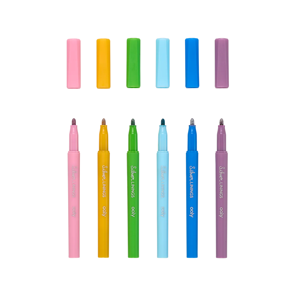 Silver Linings Outline Markers - Set of 6 - Image 2