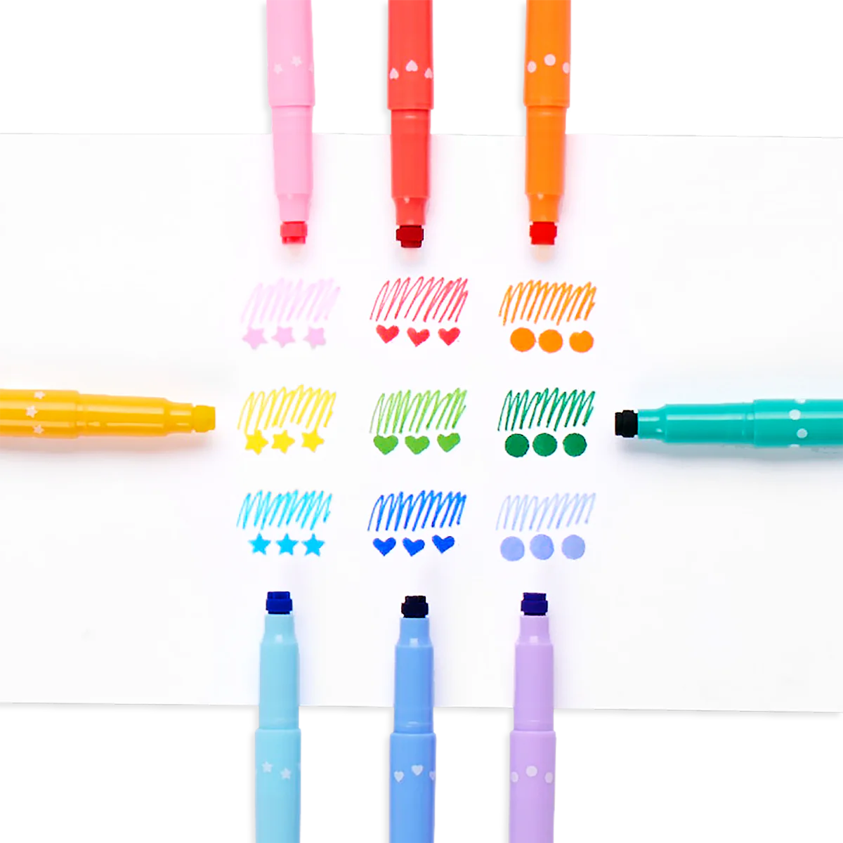 Confetti Stamp Double-Ended Markers - Image 3
