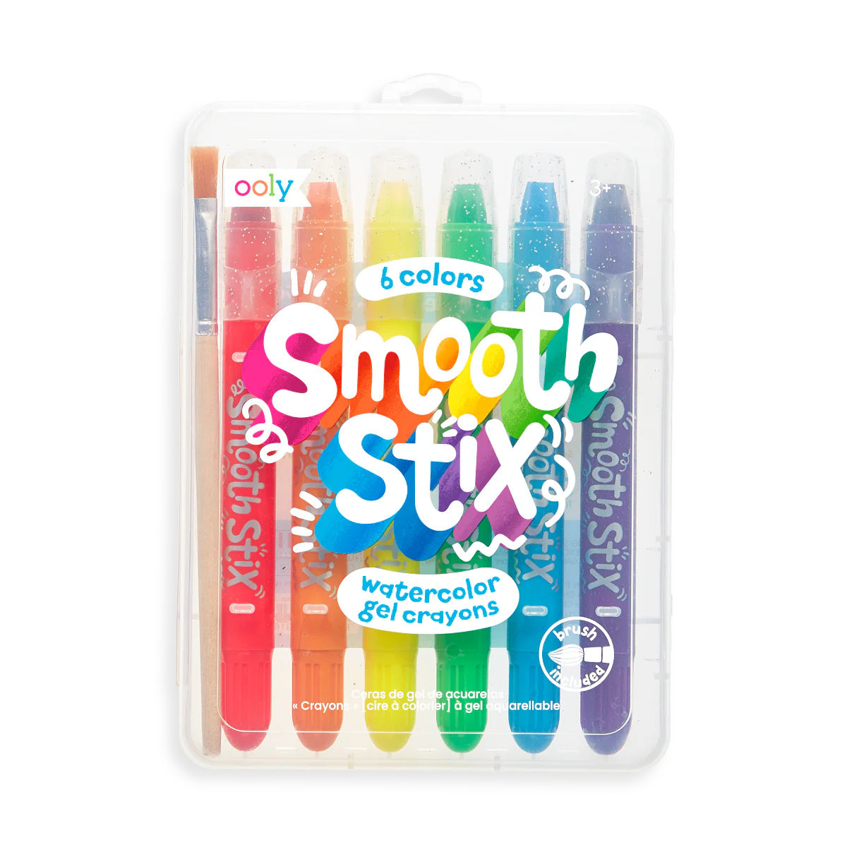 6pc Smooth Stix Watercolor Gel Crayons