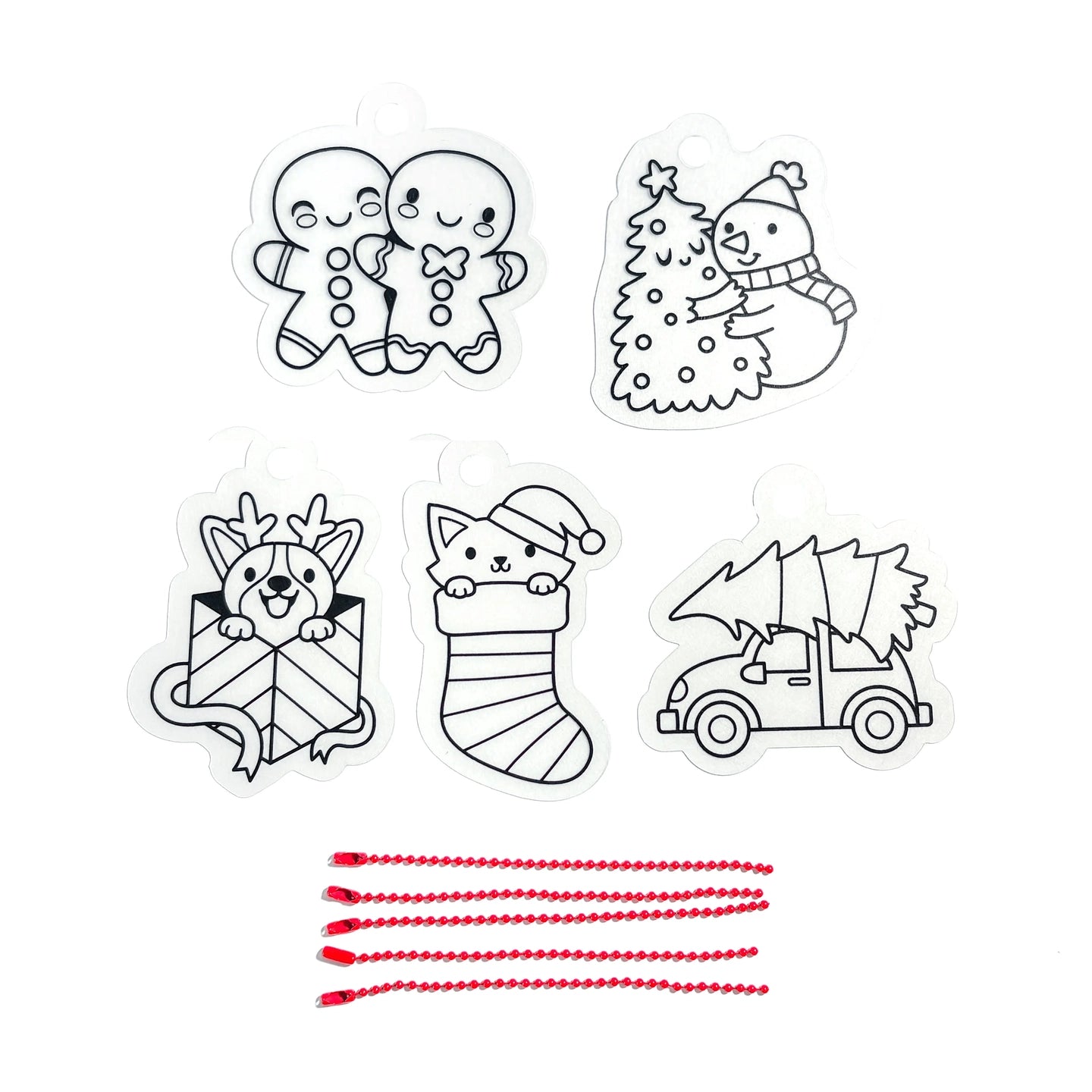 Mini Shrink-Its! DIY Shrink Art Kit - Holly Jolly - Image 2