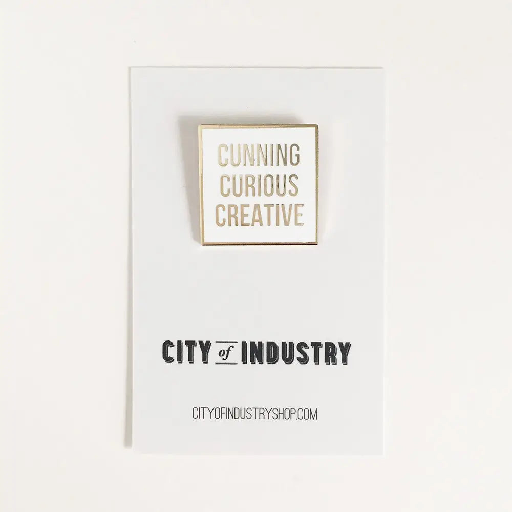 Cunning Curious Creative Pin - Image 3
