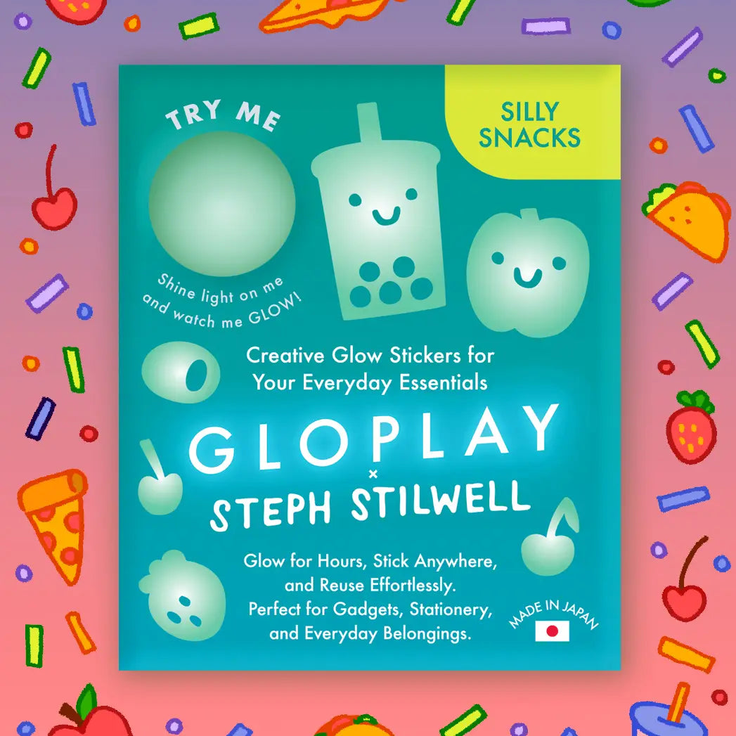 Silly Snacks Mini Pack Glow-in-the-Dark Stickers - Image 3