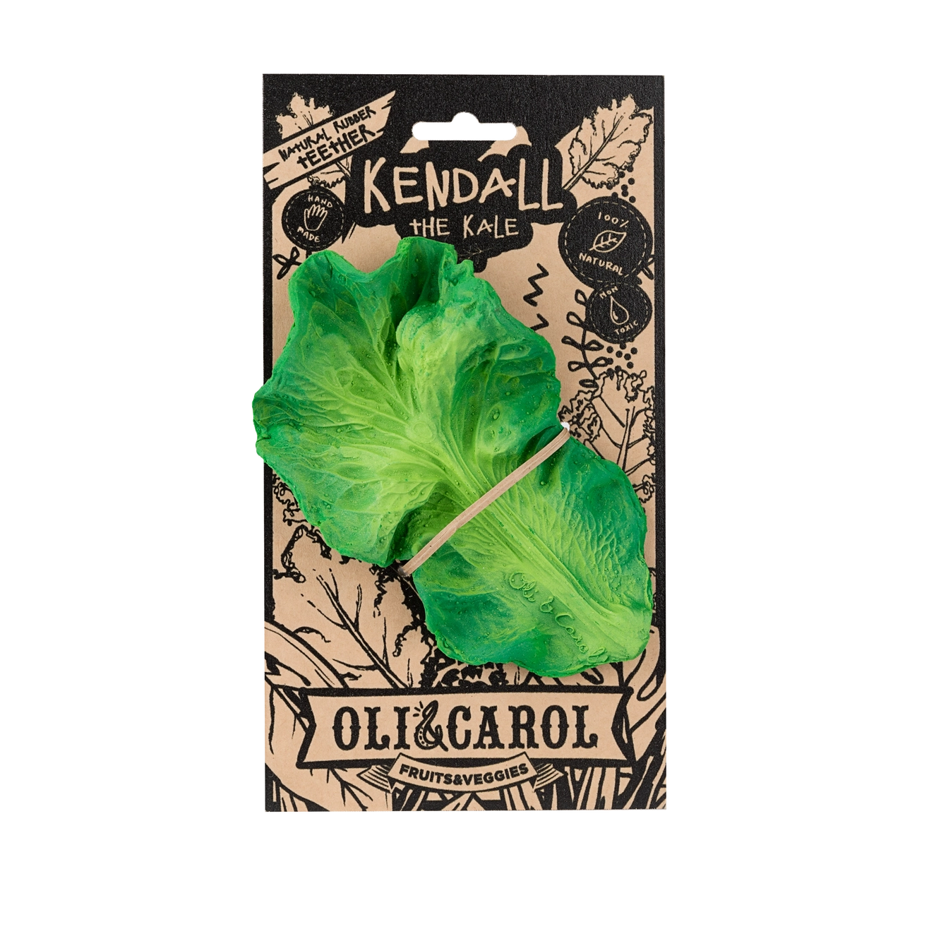 Kendall the Kale Teething Toy - Image 2