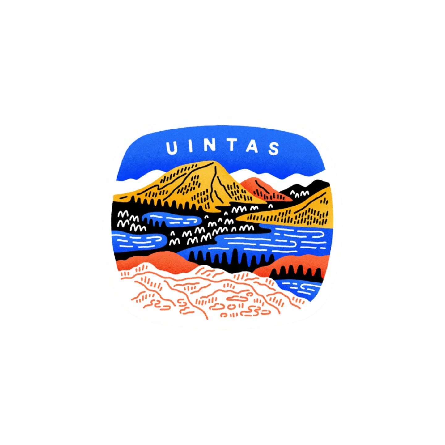 Uinta Mountains Sticker