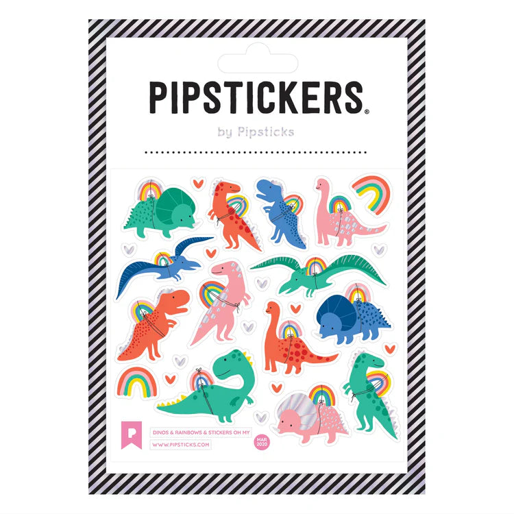 Dinos & Rainbows. Oh My Sticker Sheet