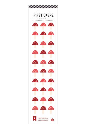 Fuzzy Toadstools Sticker Sheet