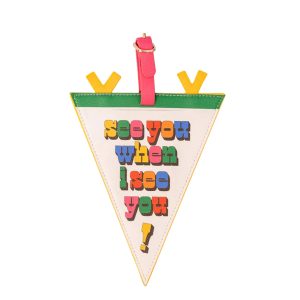 Getaway Shaped Luggage Tag - Pennant