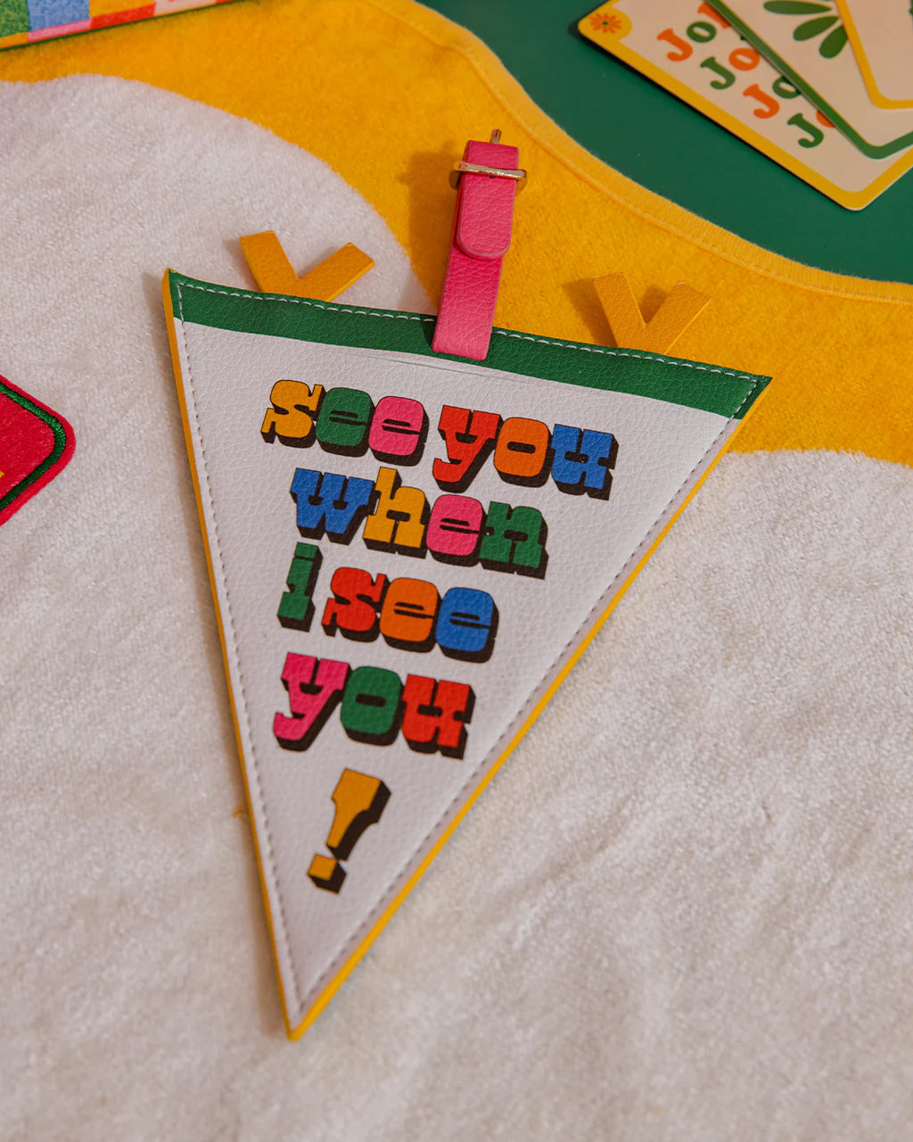 Getaway Shaped Luggage Tag - Pennant - Image 3