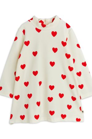 SALE Hearts Velour Dress