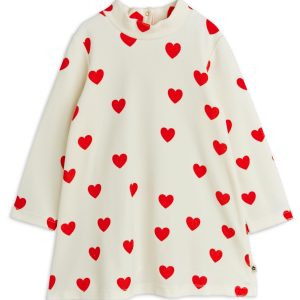 SALE Hearts Velour Dress