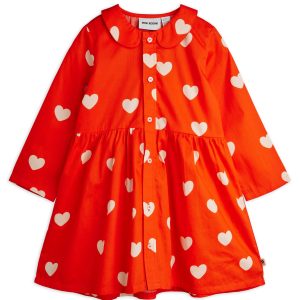 SALE Hearts Woven Dress