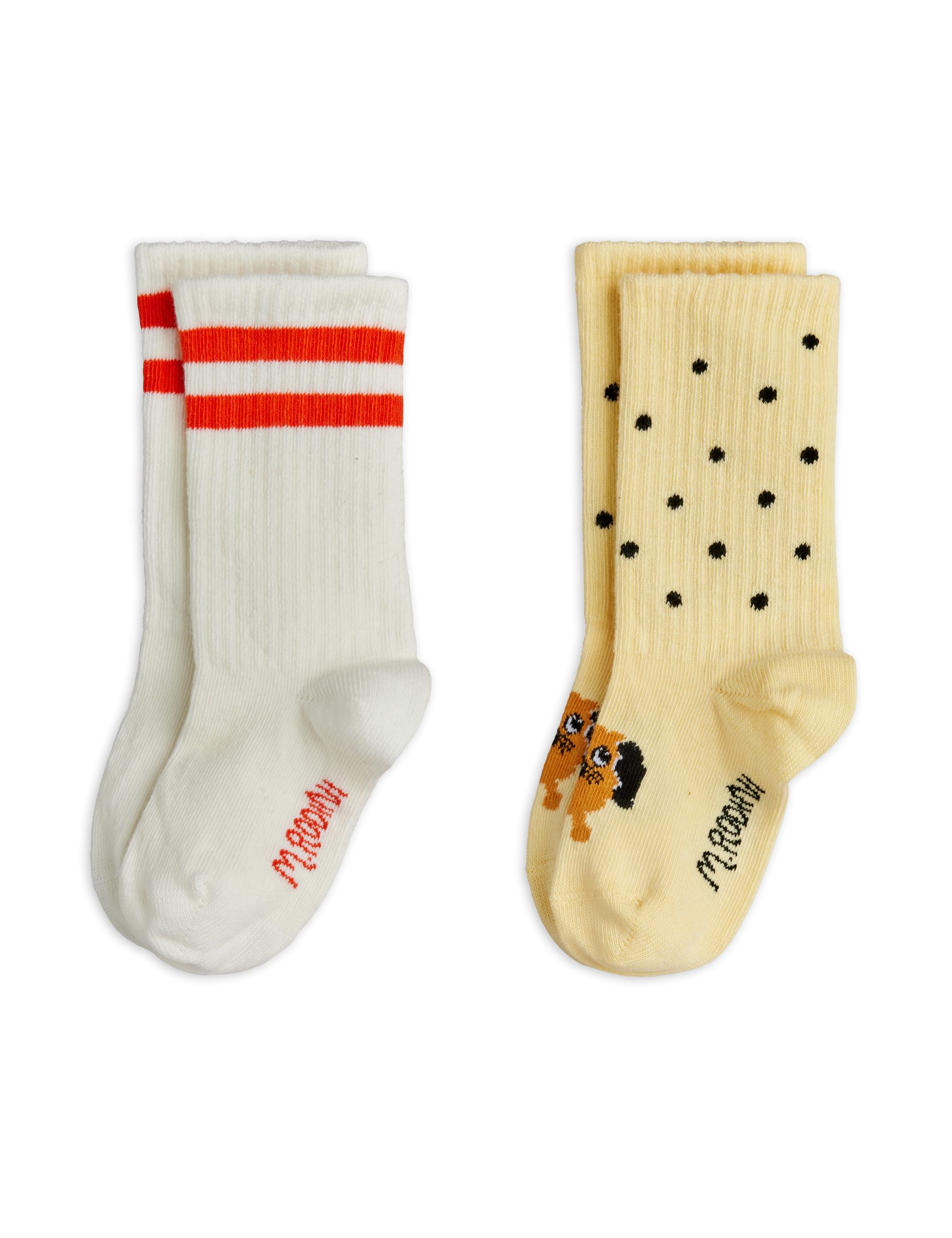 Doggie 2-pack Baby Socks