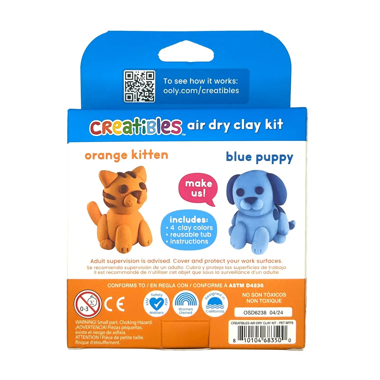 Creatibles Air Dry Clay BFF's Kit - Pet Pals - Image 2