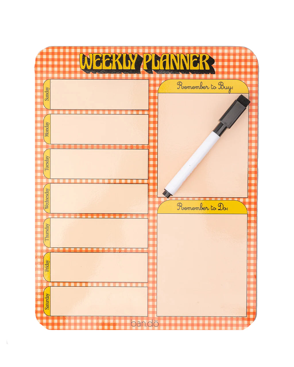 Dry Erase Task Manager