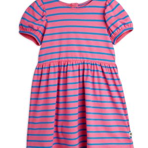 SALE Striped Pink and Blue Dress
