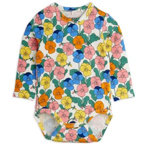 Violas Long Sleeve Baby Bodysuit