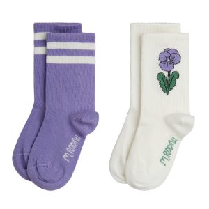 Stripe Violas 2-Pack Socks