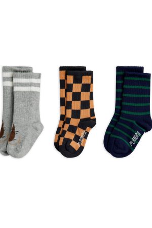 Chess Check 3-Pack Socks