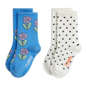 Polka Dot Violas 2-Pack Socks