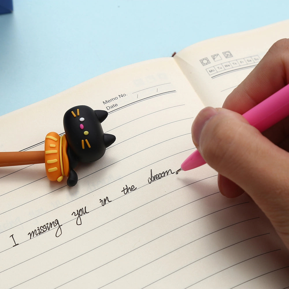 Black Cat Wiggle Gel Pen - Image 5