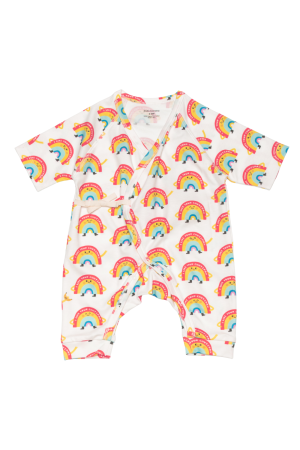 I Like Your Chutzpah Baby Organic Pima Cotton Kimono Onesie by Suzy Ultman for Dodo Banana