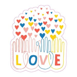 Love Hands Sticker