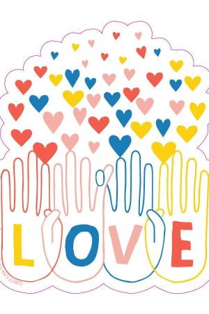 Love Hands Sticker