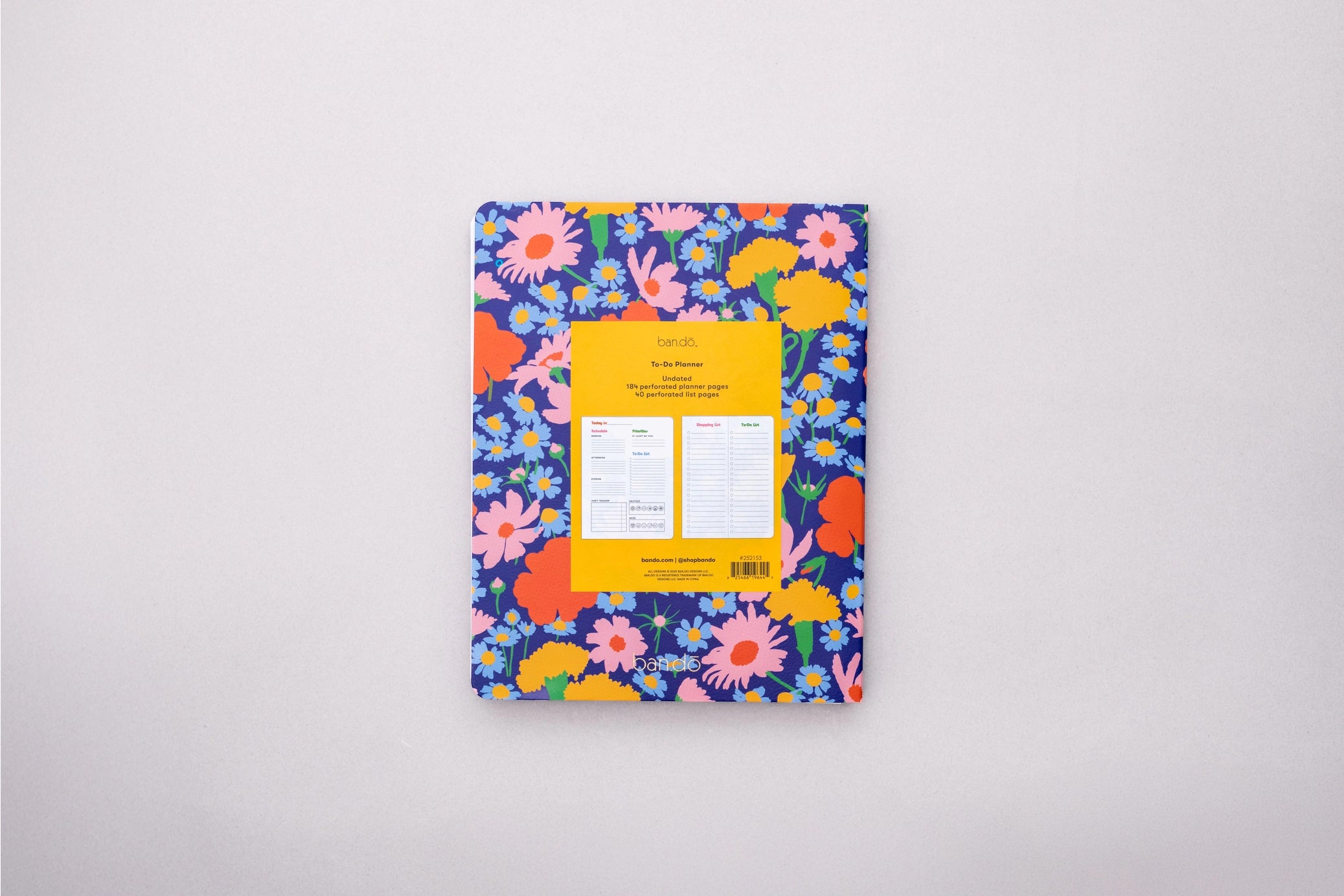 Blue Floral To Do Planner - Image 5