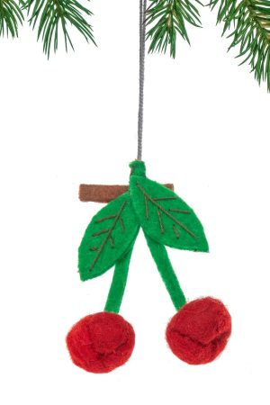 SALE Cherries Ornament
