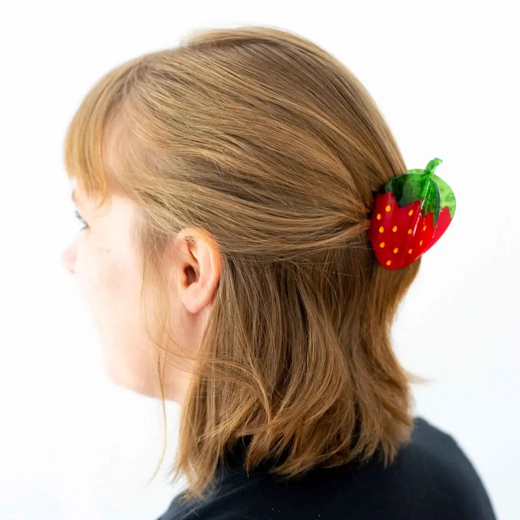 Midi Strawberry Hair Claw - Image 2