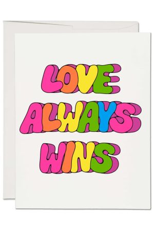 Love Always Wins Greeting Card