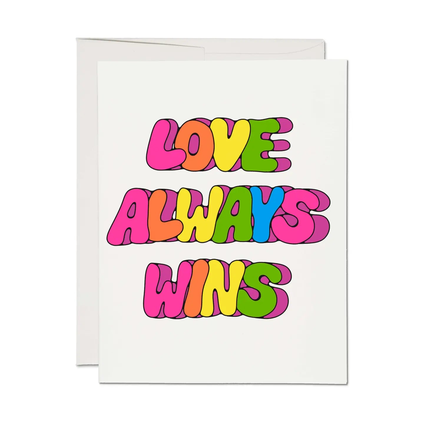 Love Always Wins Greeting Card