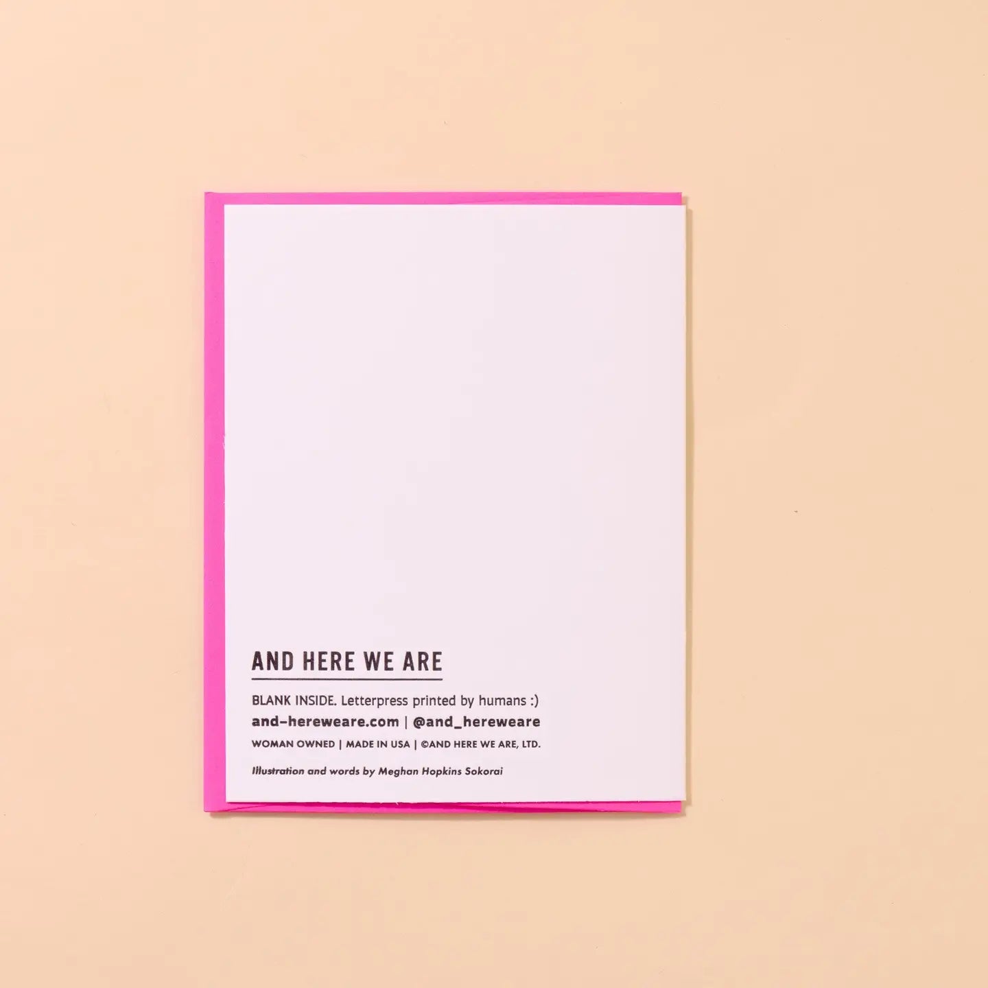 New Tot Potato New Baby Card Letterpress - Image 3