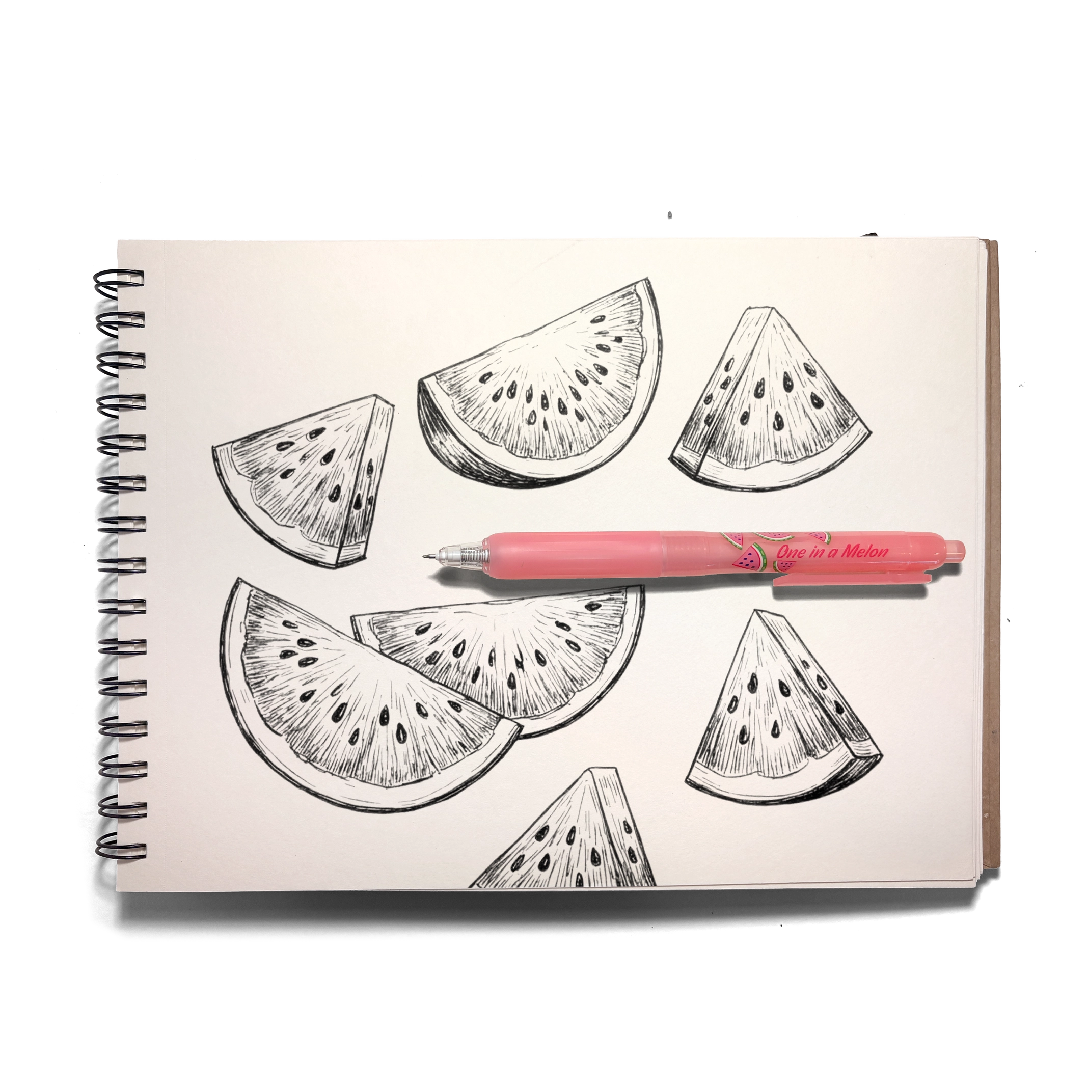 Watermelon Fresh Squeezed Scented Gel Pen - Image 4