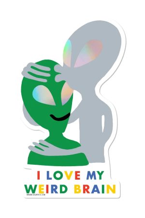 Weird Brain Sticker