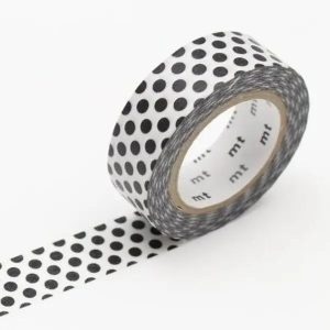 Black Dot Washi Tape