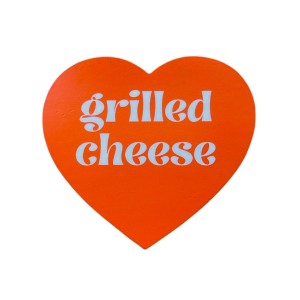 Grilled Cheese Heart Sticker
