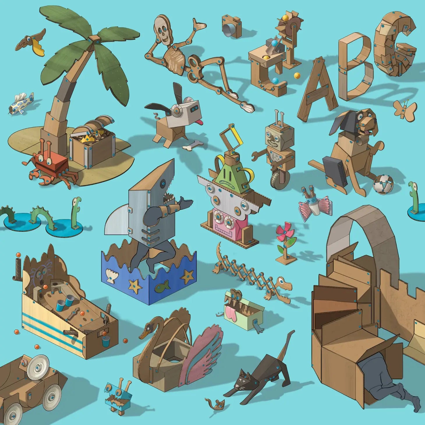 EXPLORE Cardboard Construction Kit - Image 3