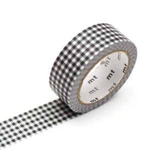 Delicate Checkered Black Washi Tape