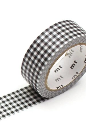 Delicate Checkered Black Washi Tape