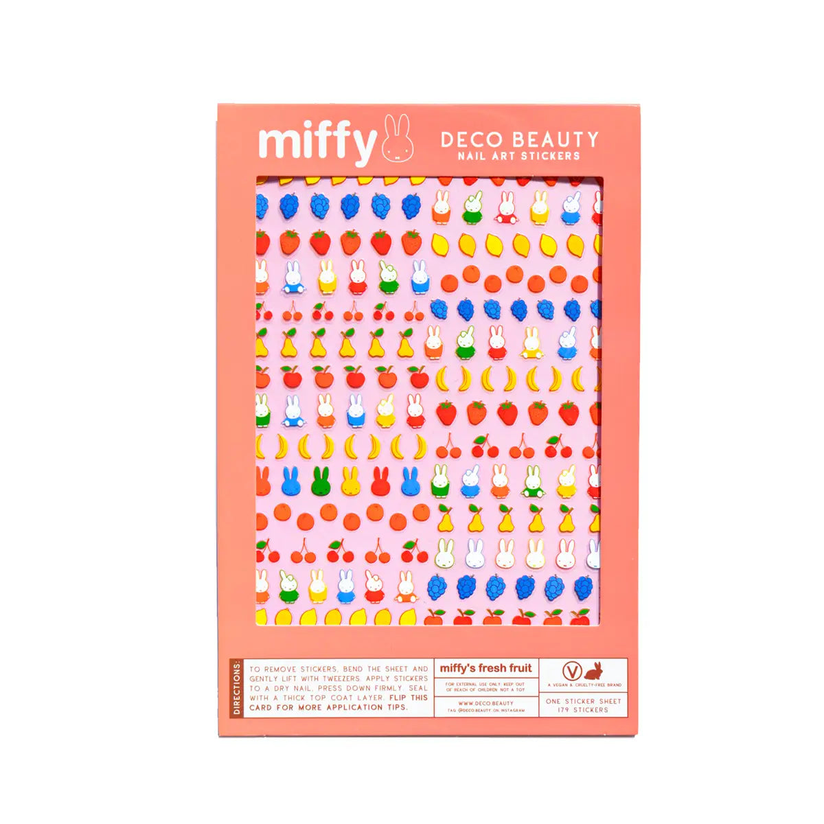 Miffy's Fresh Fruit Nail Stickers